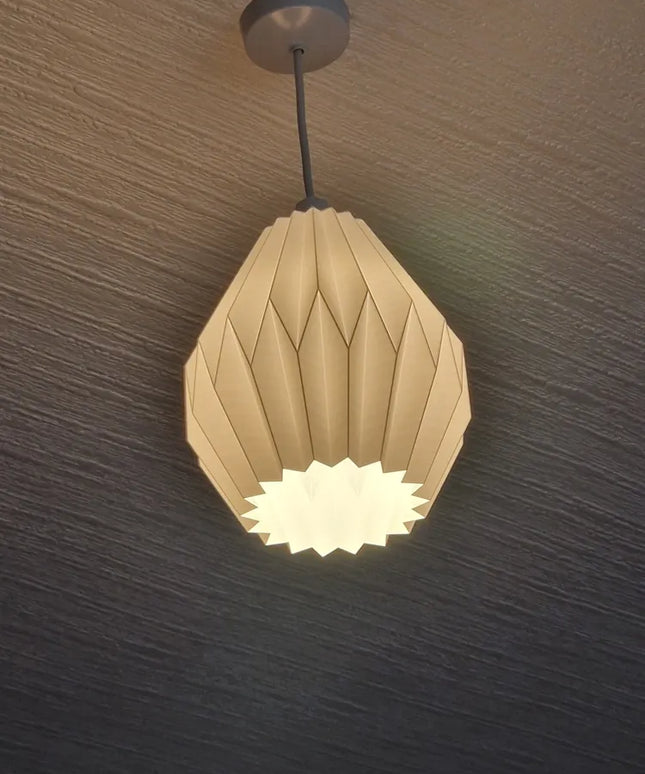 Origami Diamond Pendant Light – White / Origami Elmas Sarkıt Lamba – Beyaz