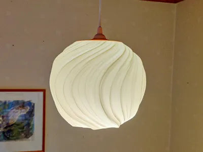 Nautilus Swirl Pendant Light – White / Nautilya Girdabı Sarkıt Lamba – Beyaz