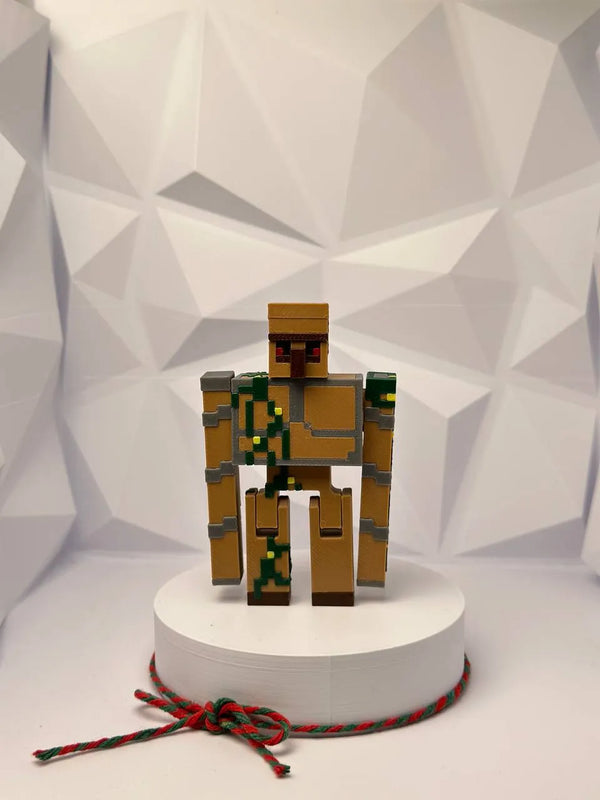 3D Minecraft Iron Golem