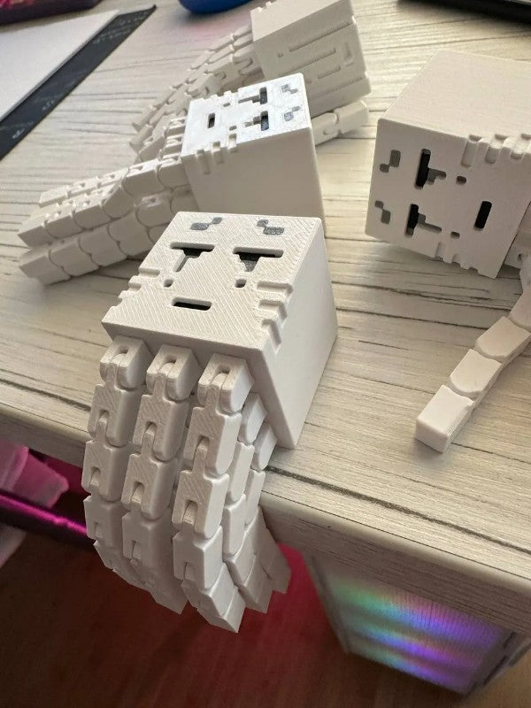 3D Minecraft Ghast