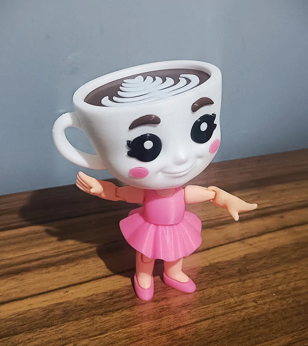 3D Ballerina Cappuccino