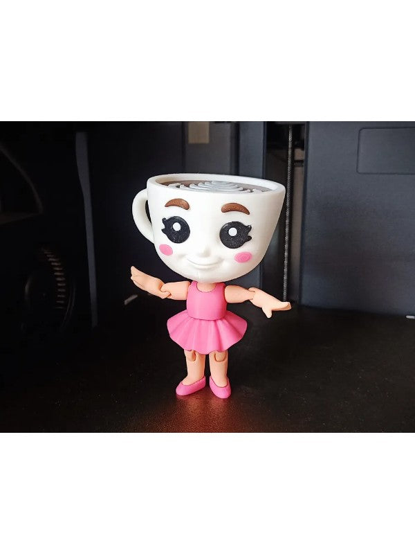 3D Ballerina Cappuccino