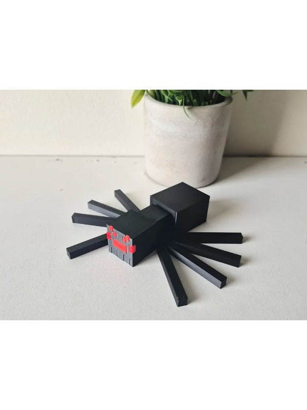 3D Minecraft Örümcek