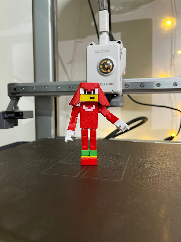 3D Minecraft Knuckles