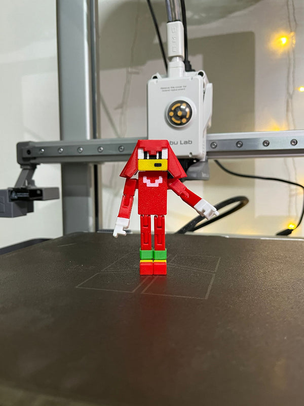 3D Minecraft Knuckles