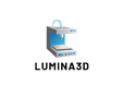 Lumina3D logosu, beyaz arka plan üzerinde koyu yazılı logo